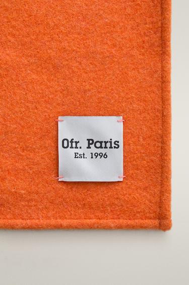 TWO-TONE WOOL BLANKET | 0FR. PARIS - Pink by Zara
