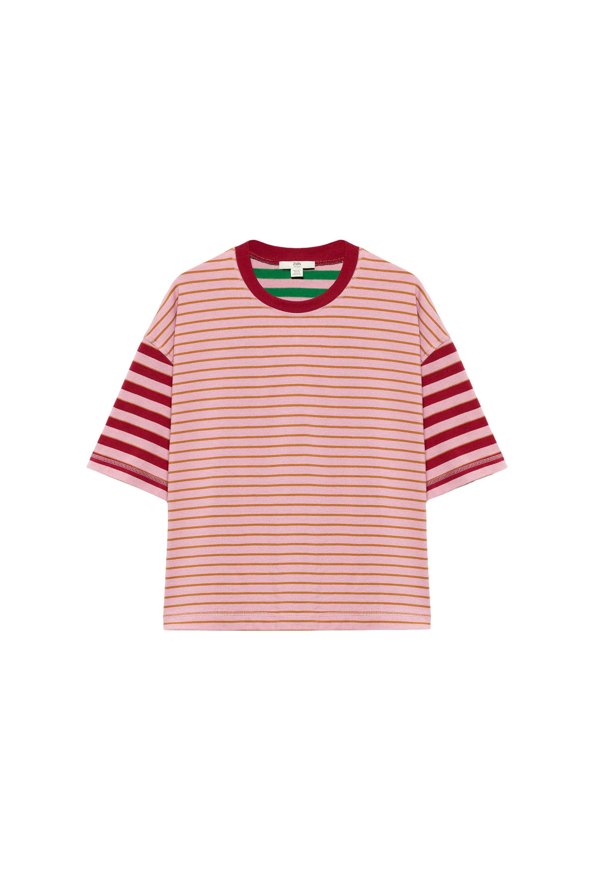 LIMITED EDITION STRIPED T-SHIRT - striped | ZARA United States