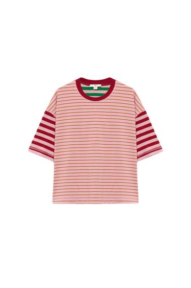 LIMITED EDITION STRIPED T-SHIRT - striped by Zara