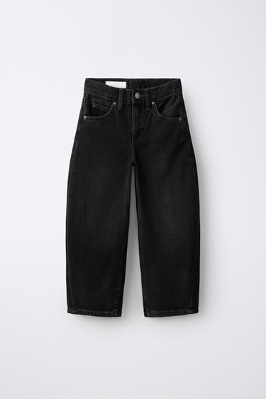 Zara BARREL JEANS - Black