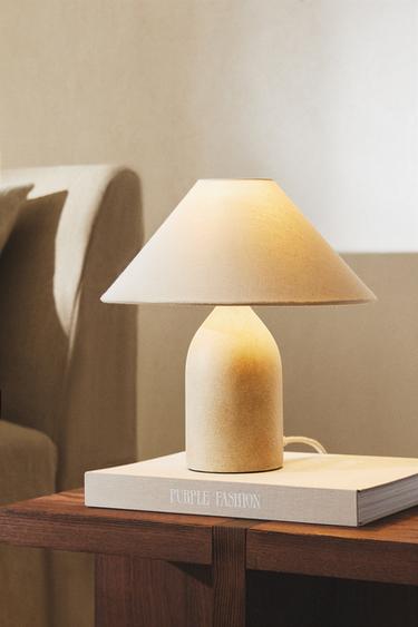 LAMPADA TAVOLO MINI CERAMICA - Écru di Zara