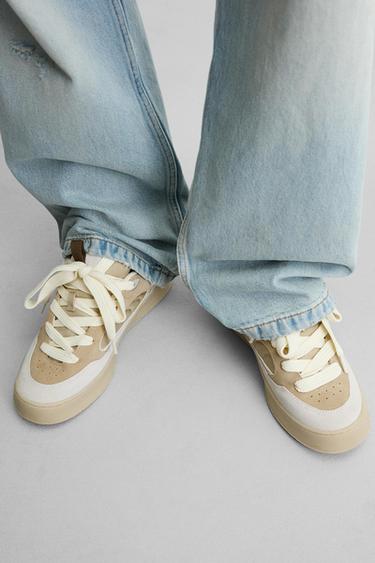 SKATE TRAINERS - Bone White by Zara