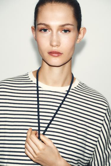 OVERSIZE STRIPED T-SHIRT - striped by Zara - Image 3