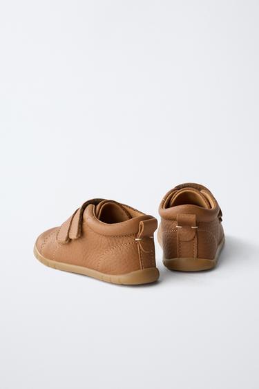 BOTTES EN CUIR BAREFOOT - Marron de Zara - Image 6