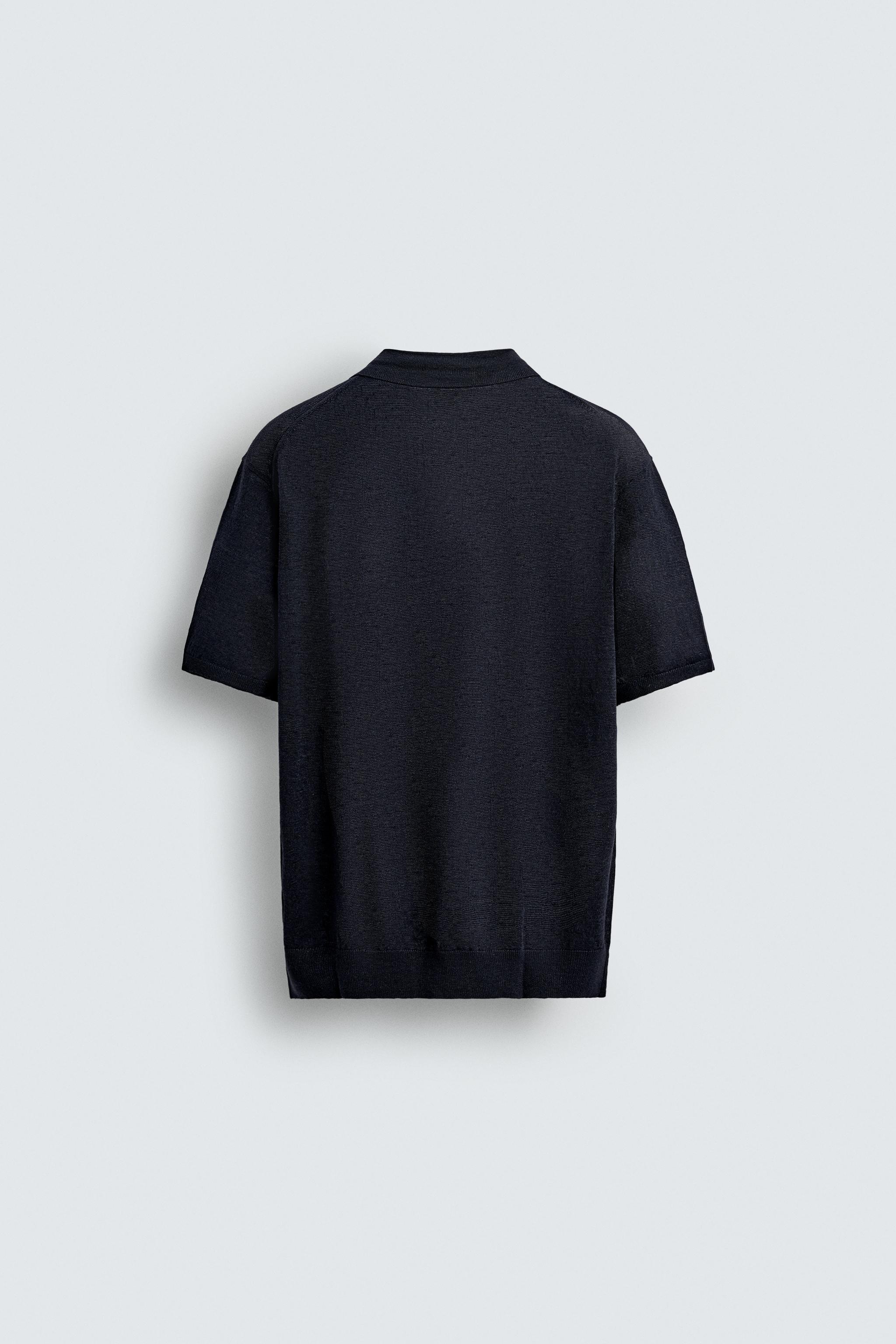 POLO EN MAILLE 100 % LIN