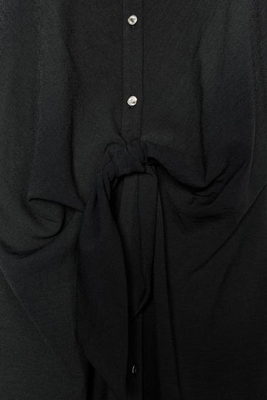 KNOT MIDI DRESS - Black by Zara - Image 5