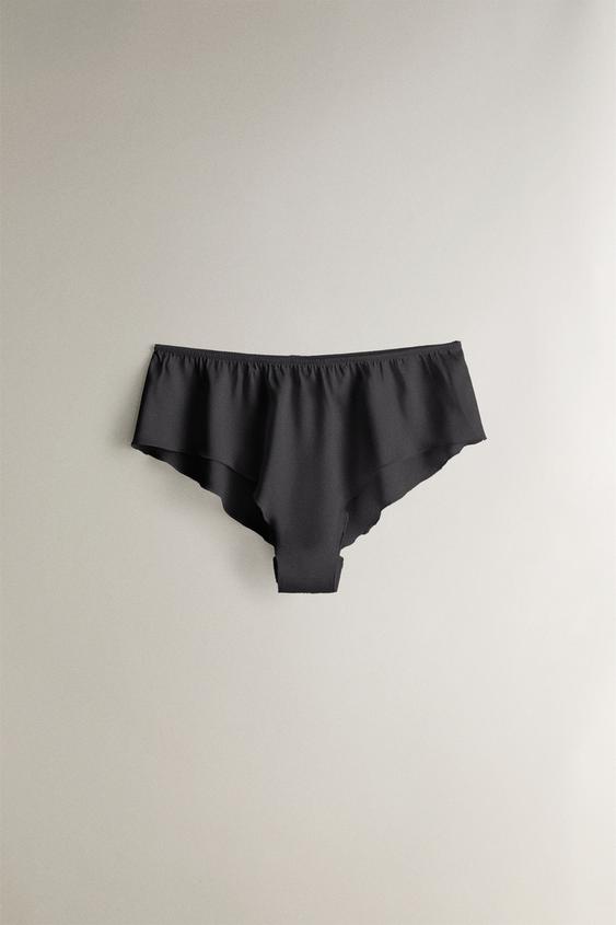 MULBERRY SILK KNICKERS - Grey by Zara - Image 0