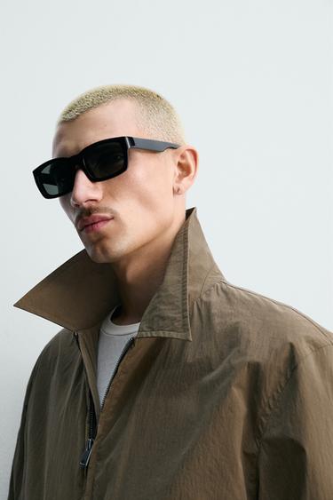 BLOUSON TECHNIQUE REGULAR FIT - Marron de Zara - Image 4