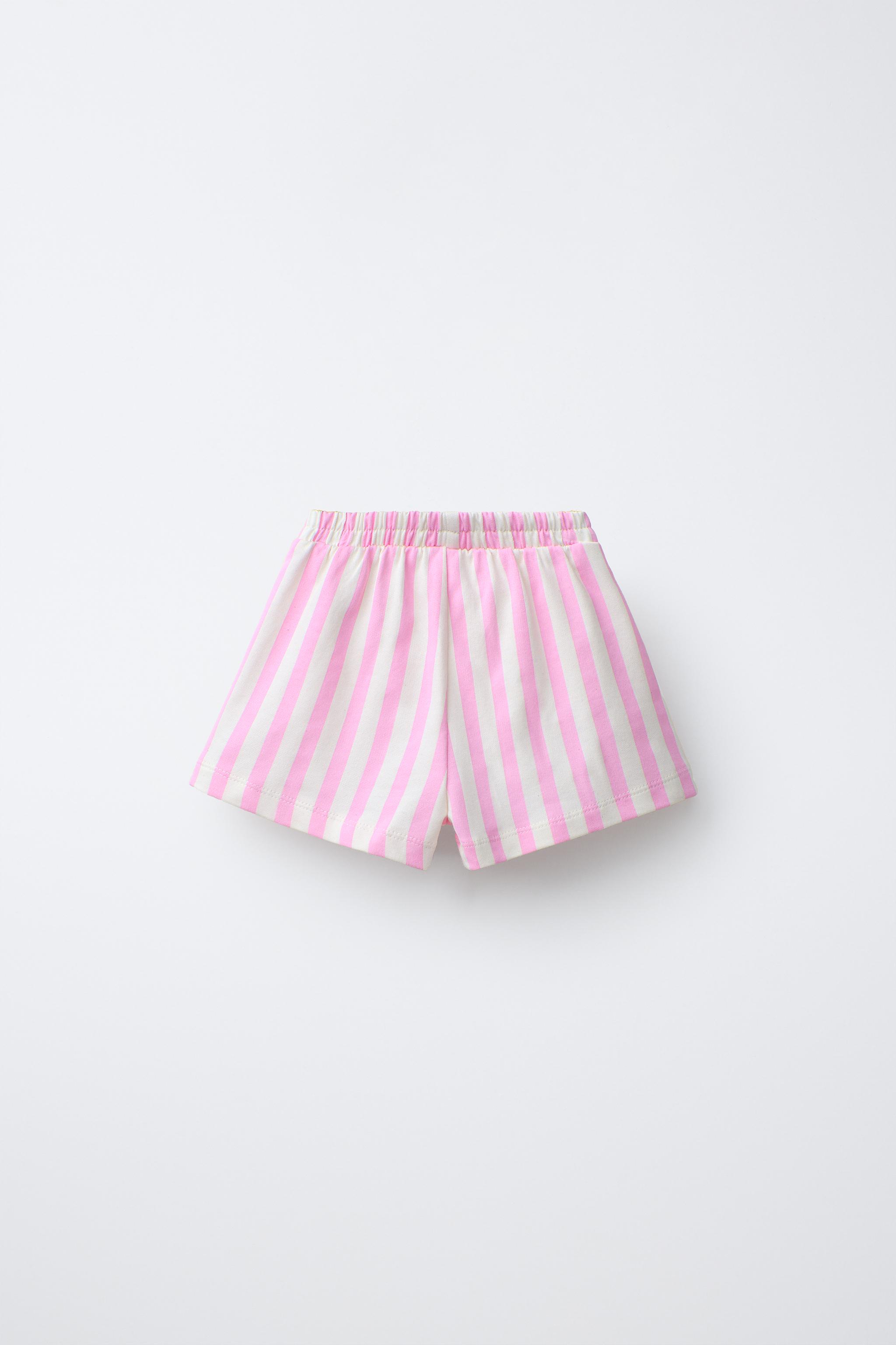 STRIPED BAND SHORTS