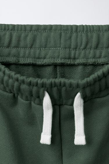 BARREL TROUSERS WITH CONTRAST TRIM - Khaki by Zara - Image 2