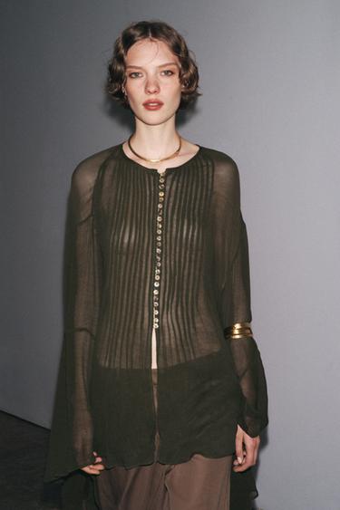 CAMISA BAMBULA ZW COLLECTION - Khaki de Zara