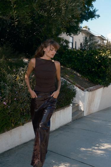 BODY POLIAMIDA FORNITURA - Chocolate de Zara