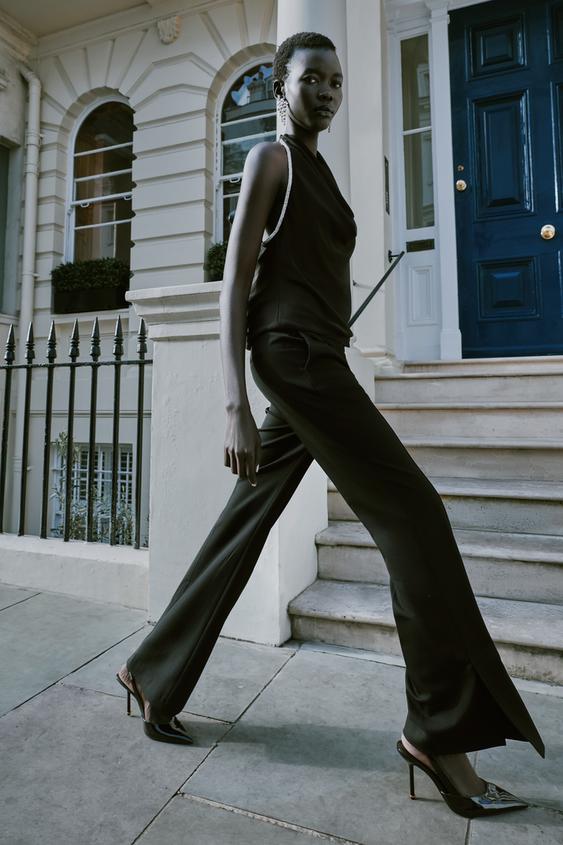 METAL DETAIL HEEL SHOES - Black by Zara - Image 0