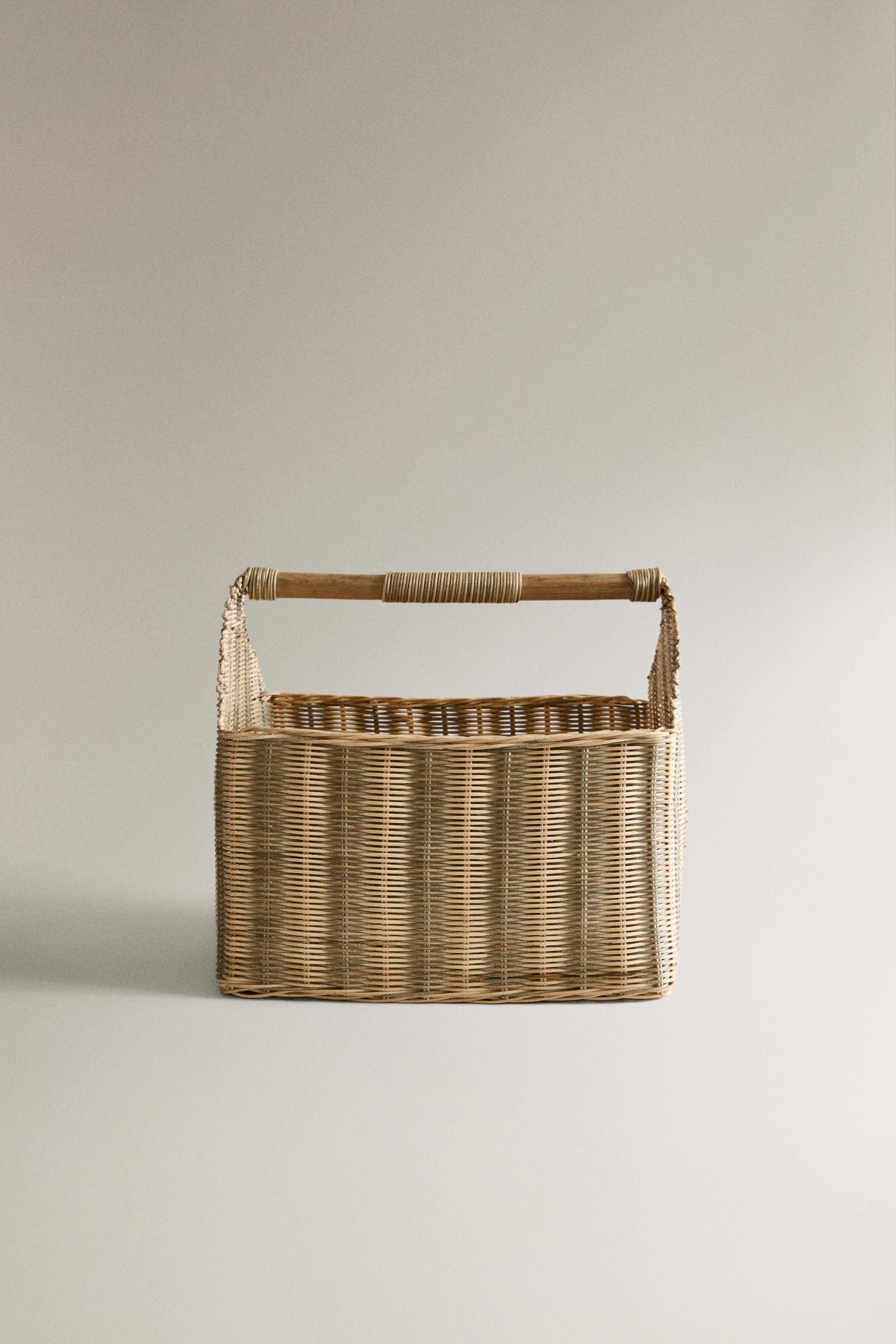 KIDS STRIPED HOUSE BASKET