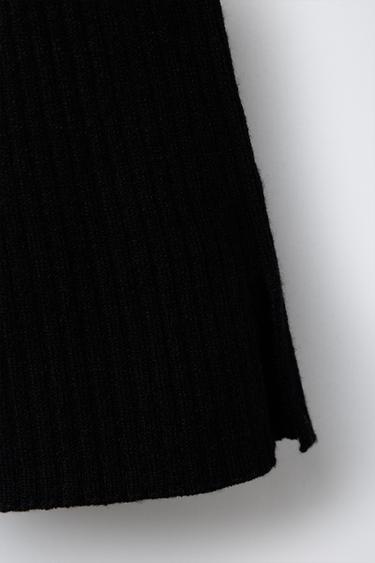FLARE KNIT LEGGINGS - Black by Zara - Image 3