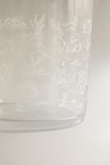 TRANSFER GLASS TUMBLER - White by Zara - Image 3