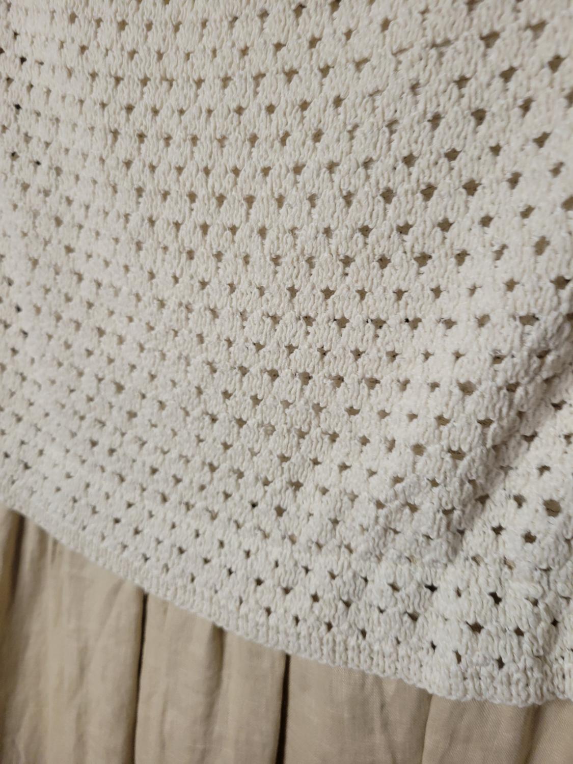MIXED LINEN BLEND KNIT DRESS - Image 2