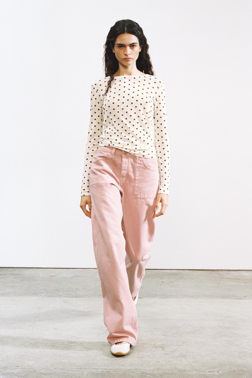 SUPIMA COTTON POLKA DOT T-SHIRT - image 2