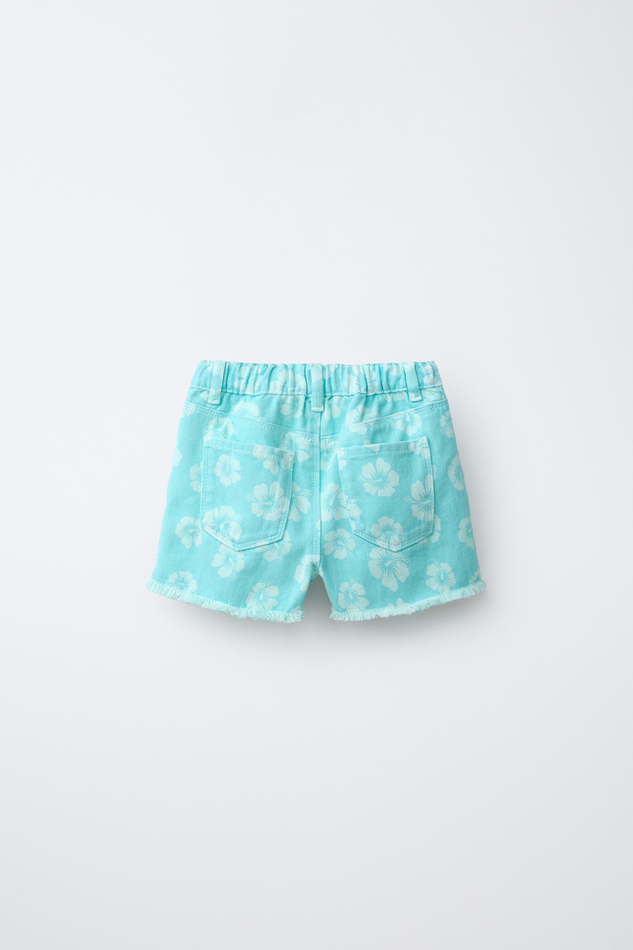 SHORT SERGÉ MOM FIT À FLEURS
