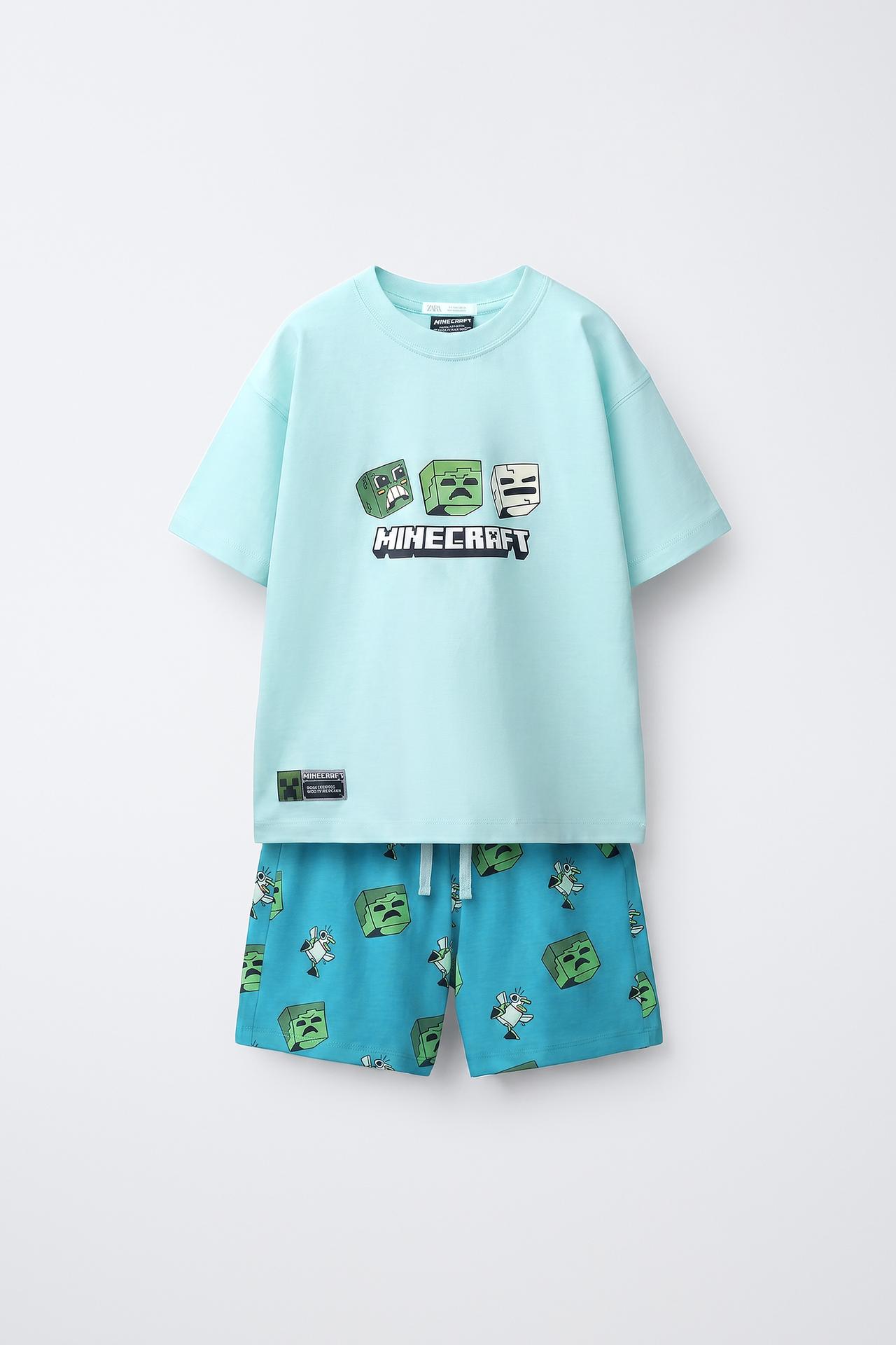 6-14 YEARS / MINECRAFT © MOJANG AB PYJAMAS — Blue