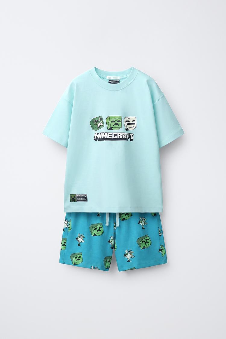 6-14 YEARS / MINECRAFT © MOJANG AB PYJAMAS — Blue