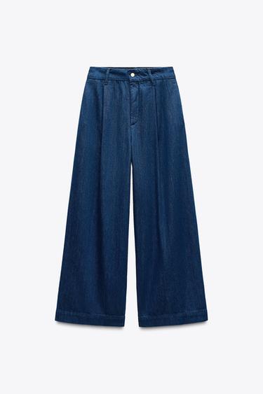 Z1975 HIGH-WAIST BALLOON JEANS WITH DARTS - Blue by Zara - Image 2