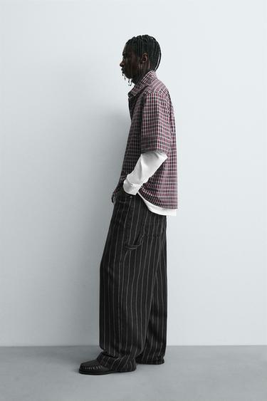 EMBROIDERED CHECK SHIRT - Multicoloured by Zara - Image 3