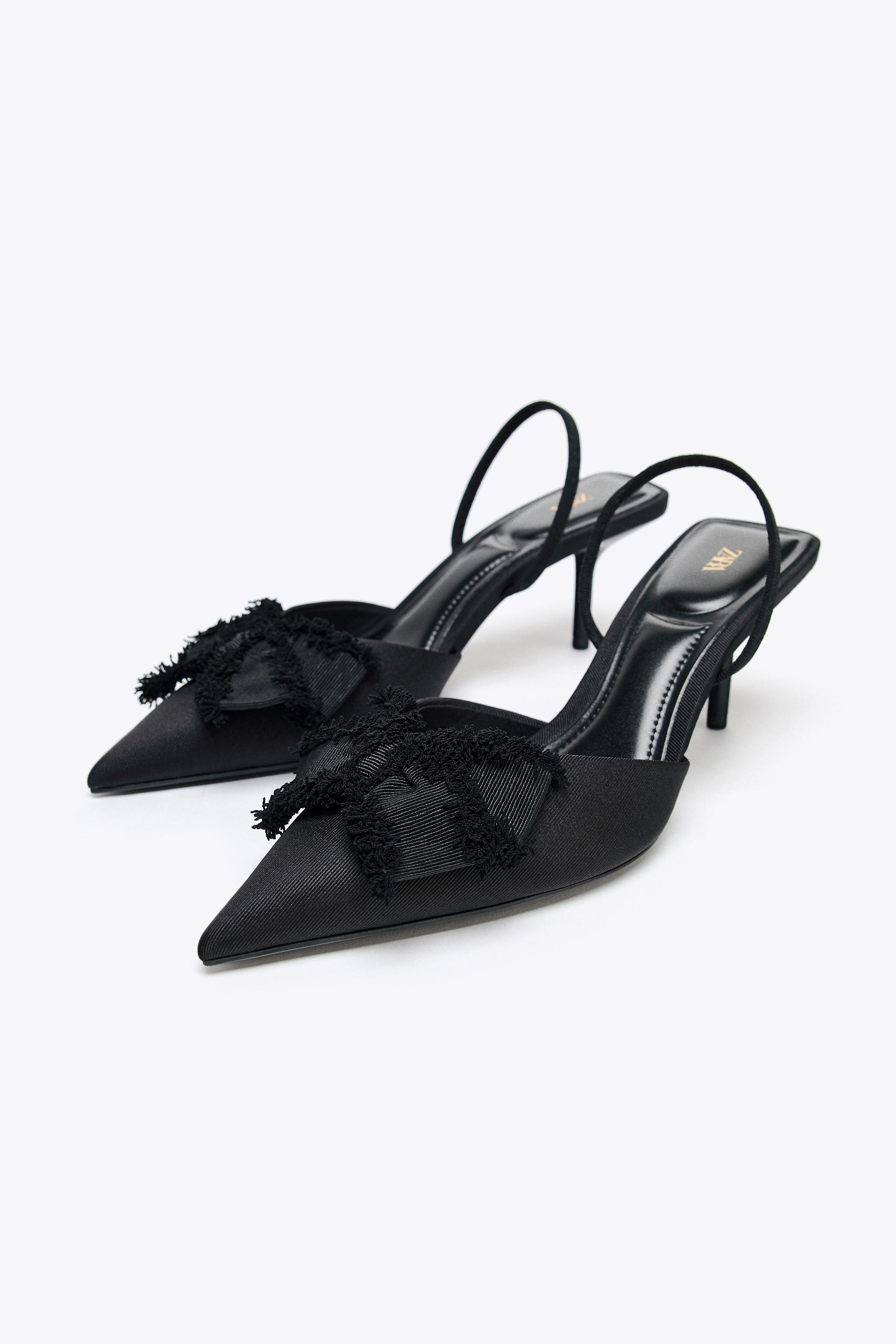 スペイン発送 ZARA リボン付きパテントレザーヒール 今季新作！ m79747552711_1.jpg?1729006410