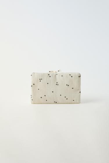BIRD PRINT CREPE WIPE HOLDER - Ecru by Zara - Image 0