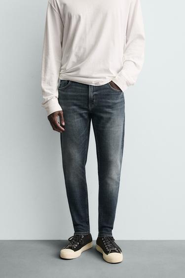 JEANS SKINNY FIT - E kaltër nga Zara