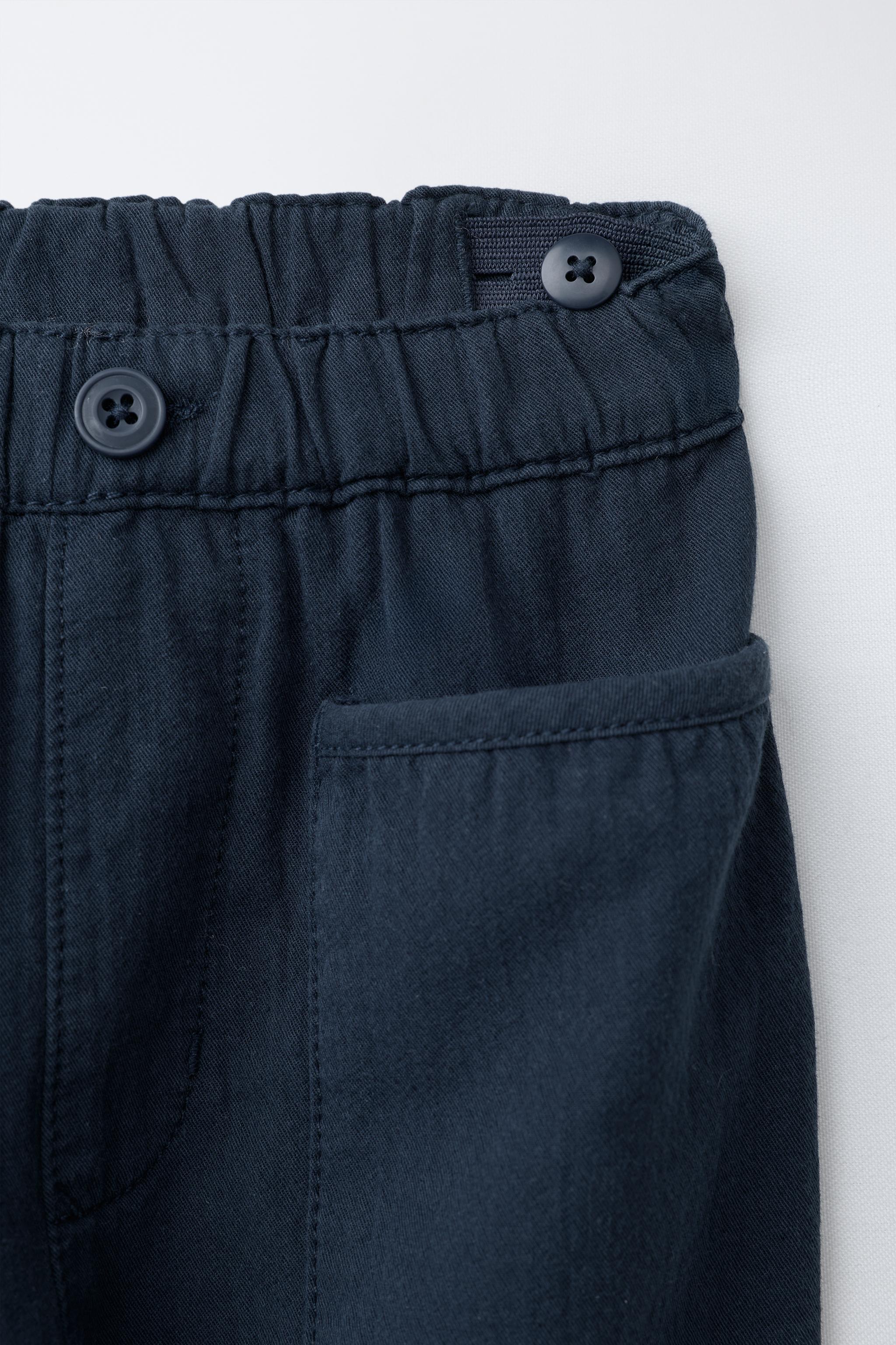 STRAIGHT LEG PANTS WITH POCKETS