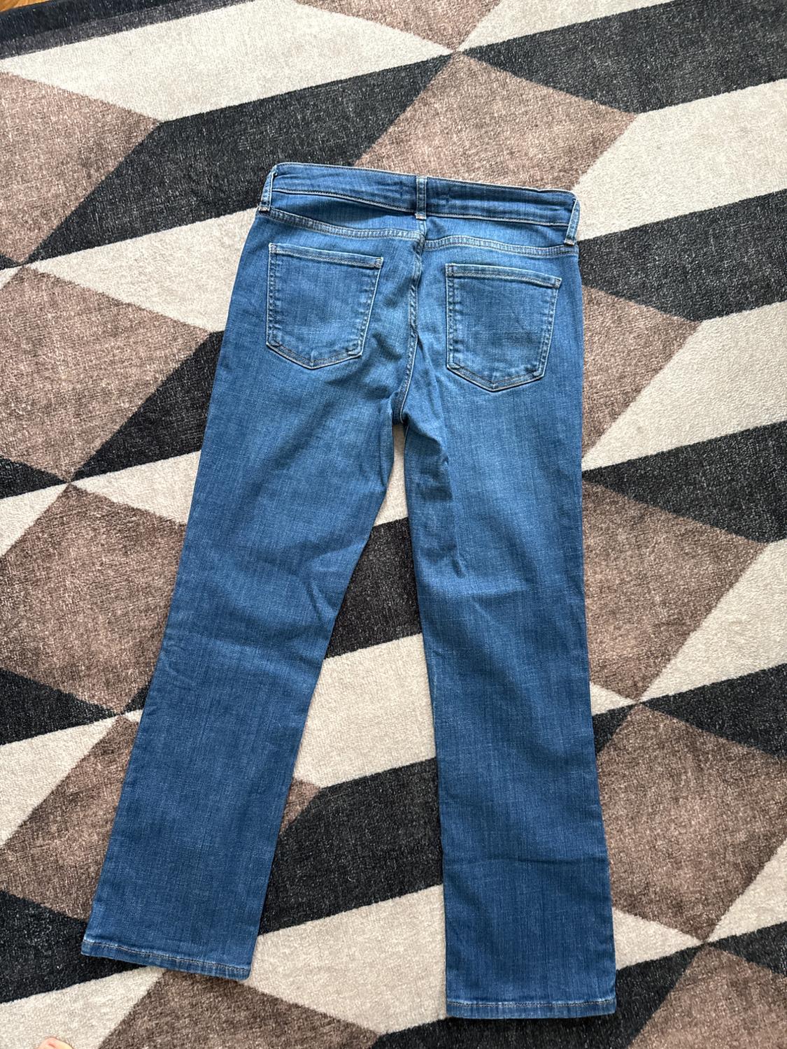 ZW FLARE LOW-RISE CROPPED JEANS - Image 3
