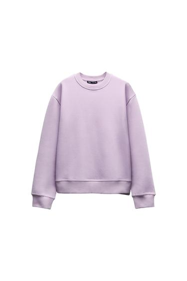 MINIMALIST COTTON BLEND SWEATSHIRT