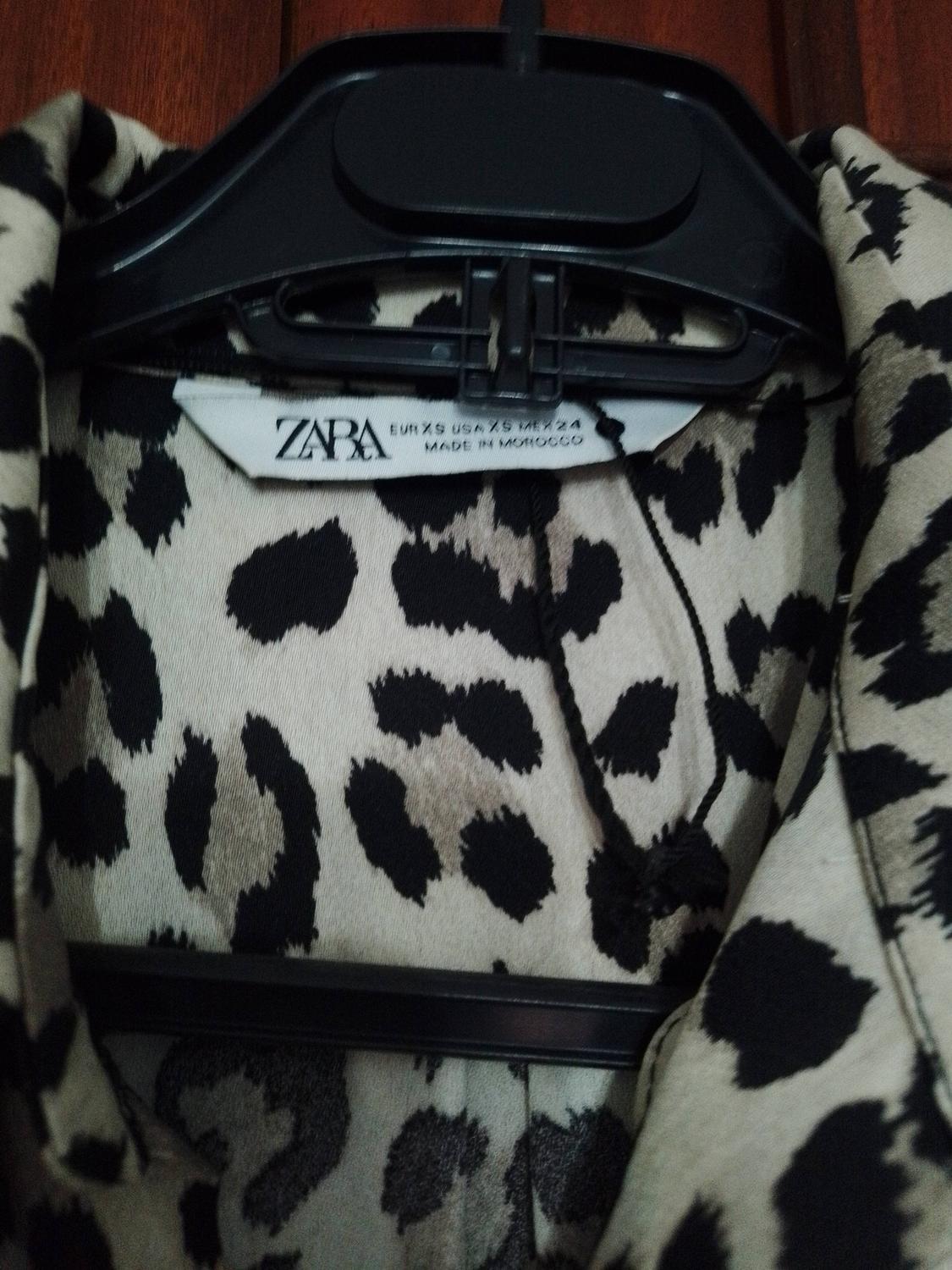 PRINTED WRAP DRESS - Image 3