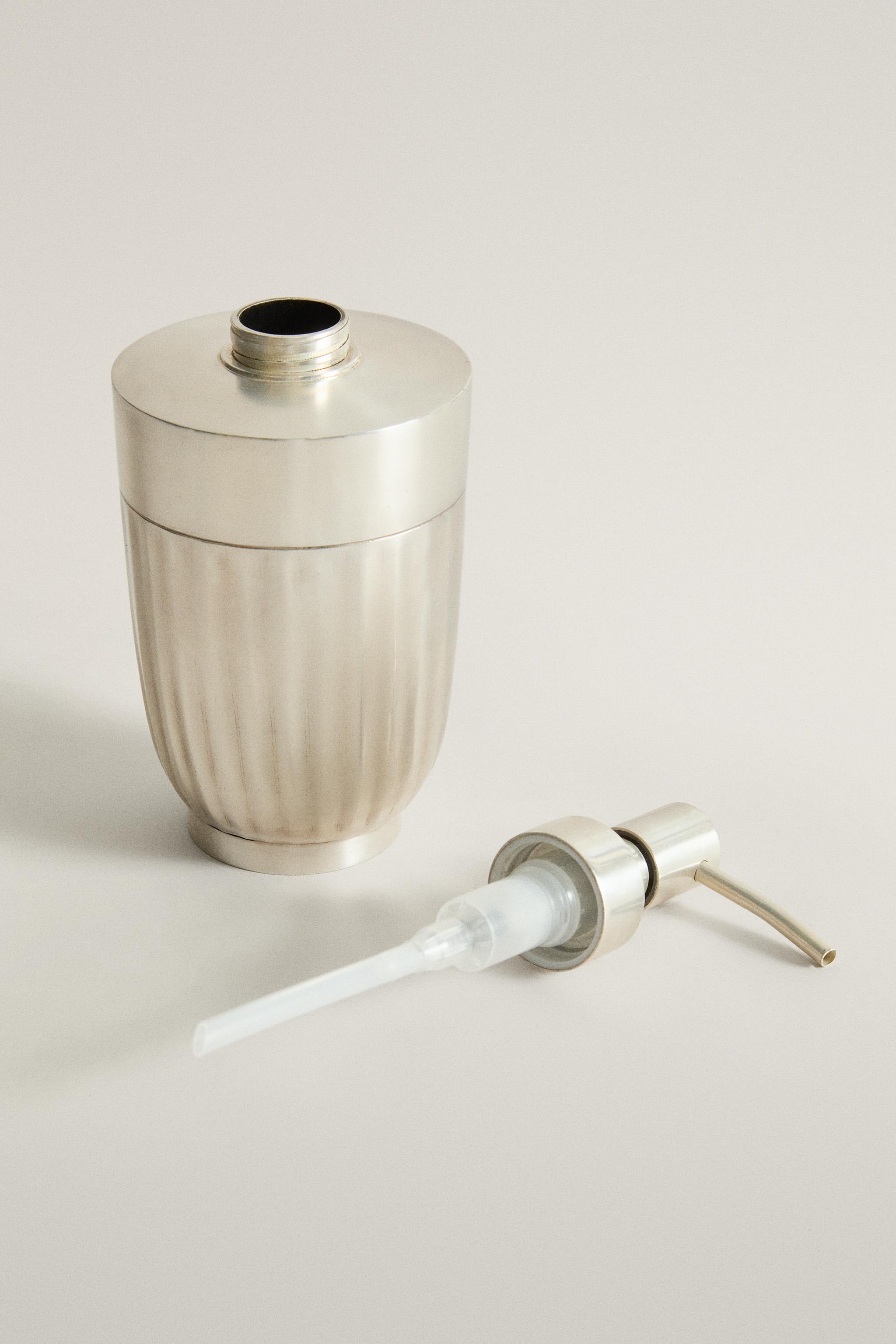 WAVY METAL SOAP DISPENSER