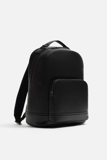 TEXTURED BACKPACK - Black by Zara - Image 3