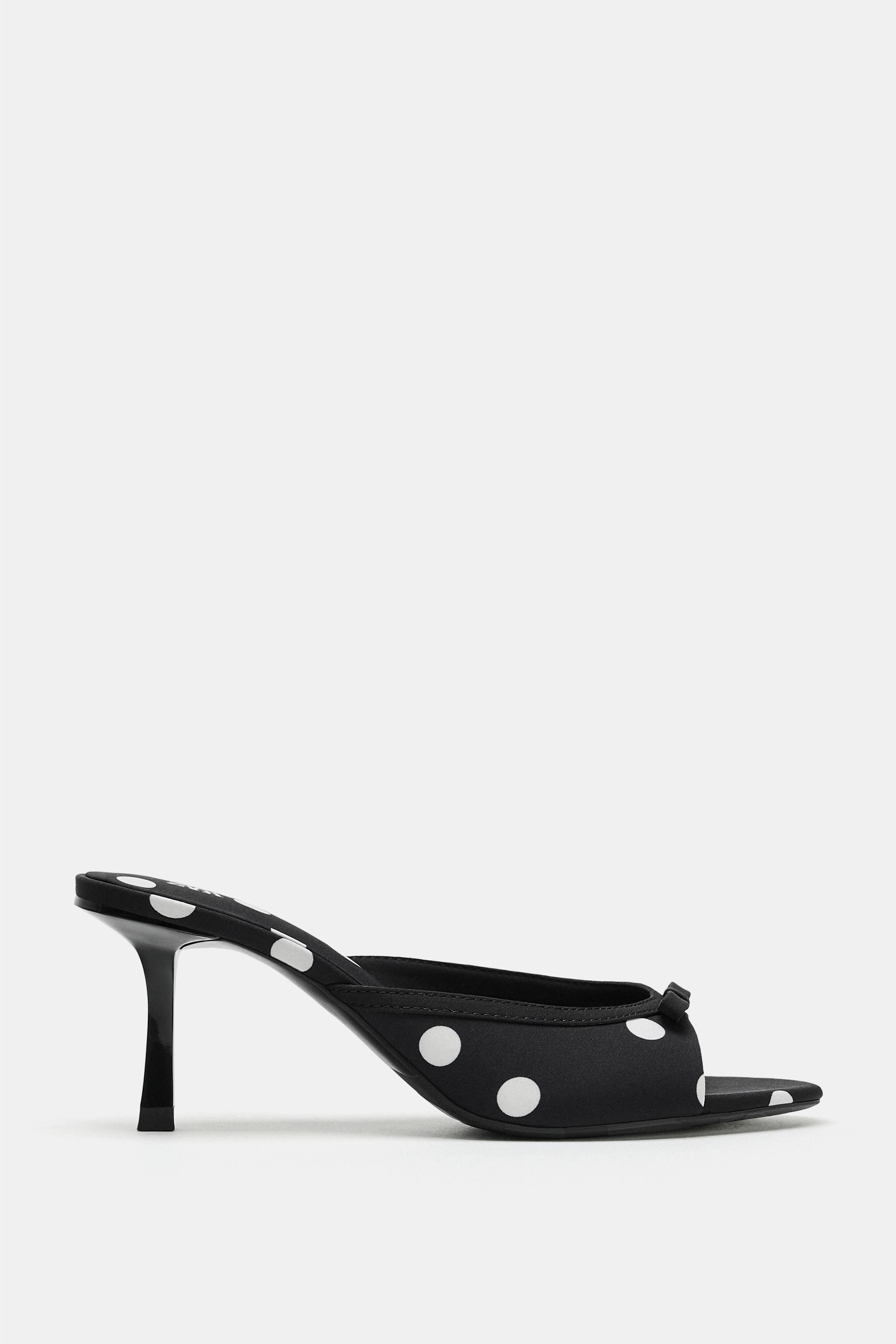 Женские сандалии Zara PRINTED BOW SANDALS