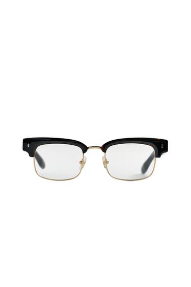 LIMITED EDITION CONTRAST ACETATE SUNGLASSES - Black by Zara
