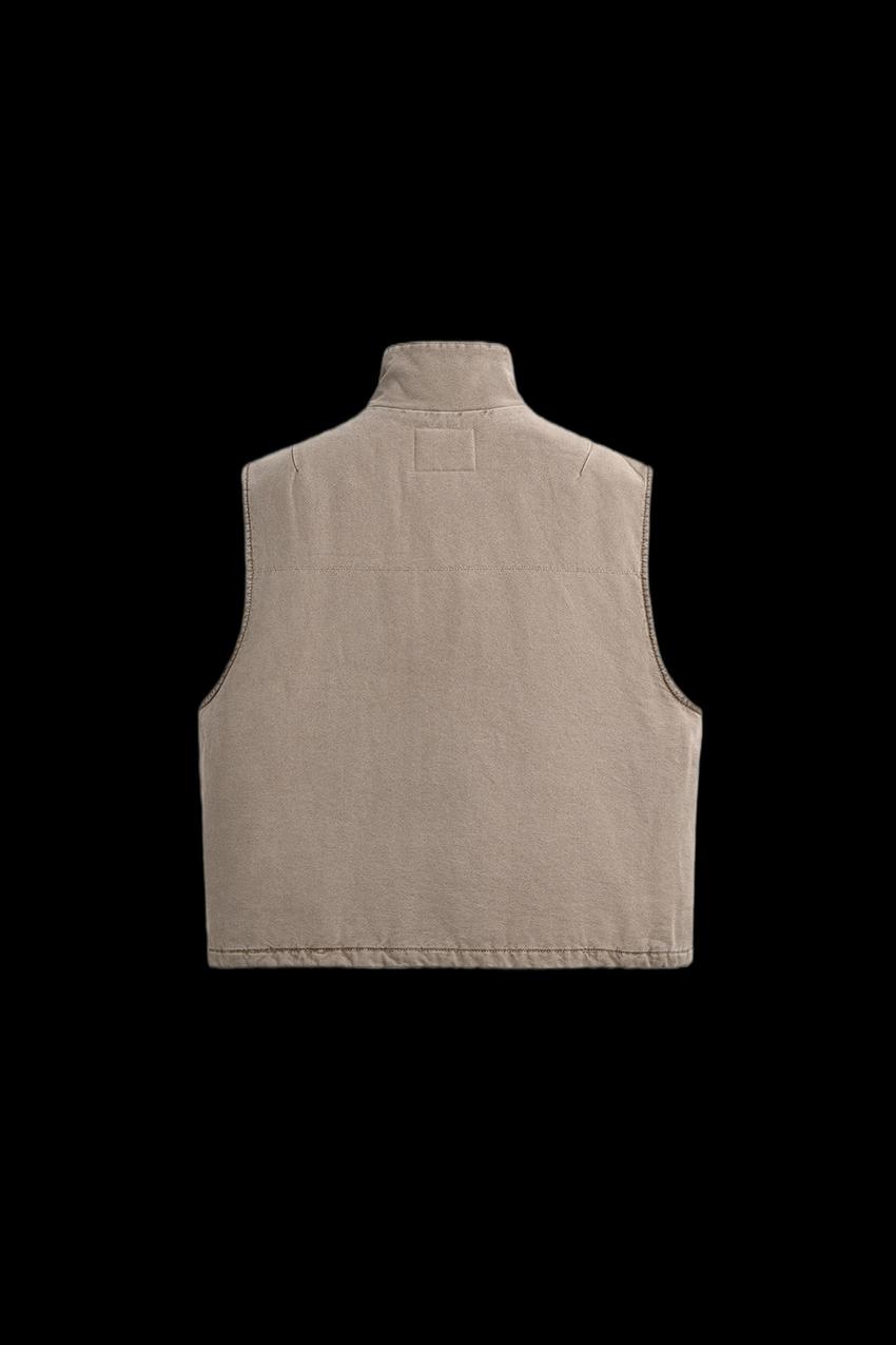 RELAXED FIT PADDED VEST