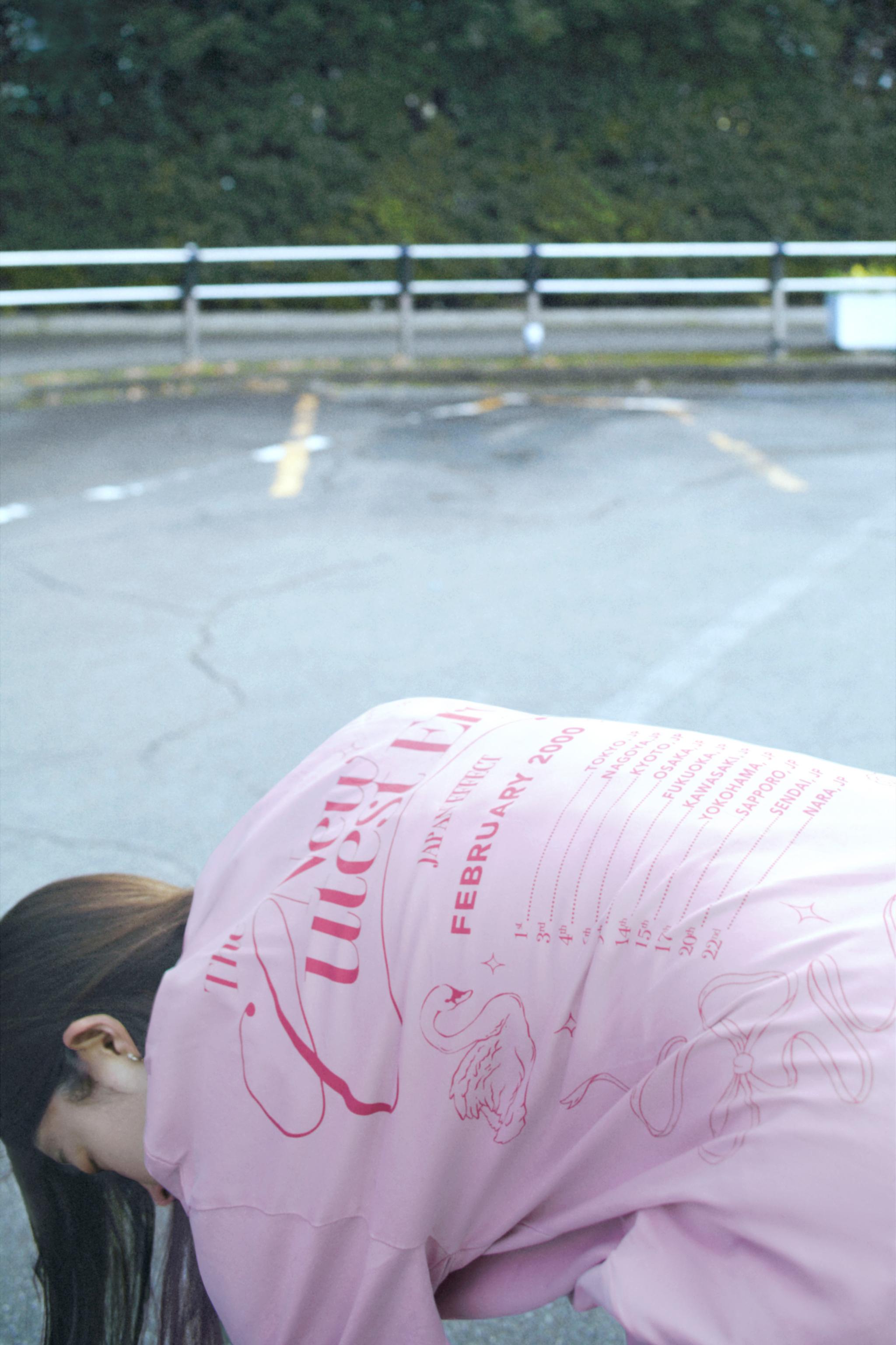フェイドエフェクト プリント Tシャツ - ピンク | ZARA Japan / 日本