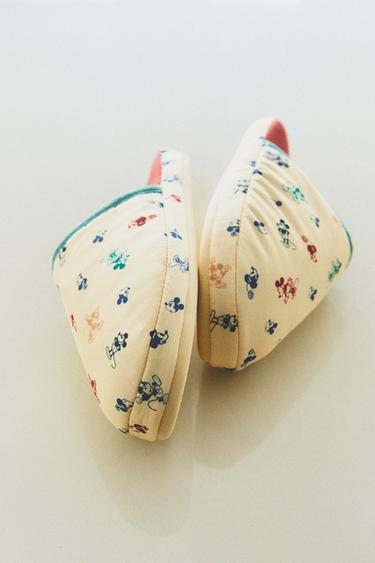 KIDS' MICKEY & MINNIE ©DISNEY MULE SLIPPERS - Yellow by Zara - Image 5