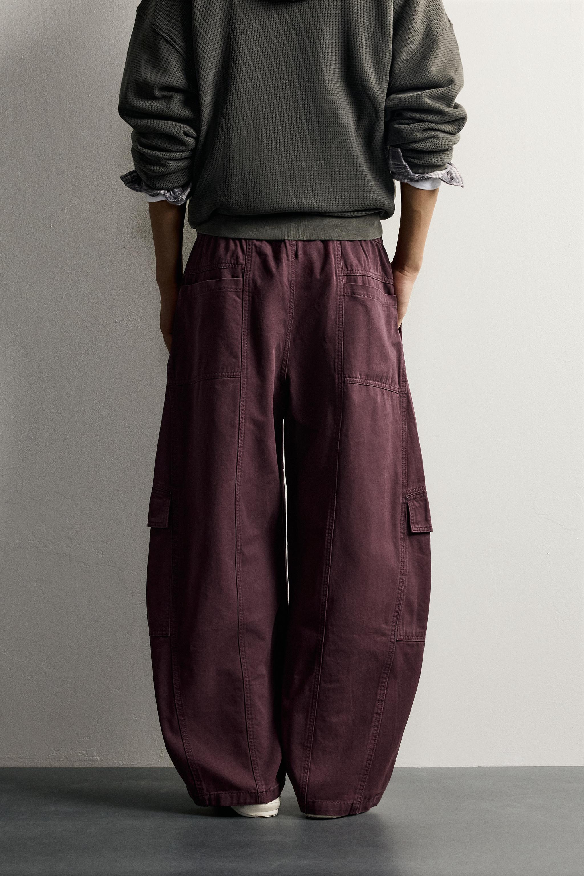 BALLOON FIT CARGO PANTS