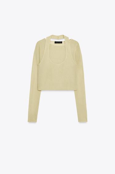 MULTI-POSITION KNIT TOP - TYEAMARILLO by Zara - Image 0