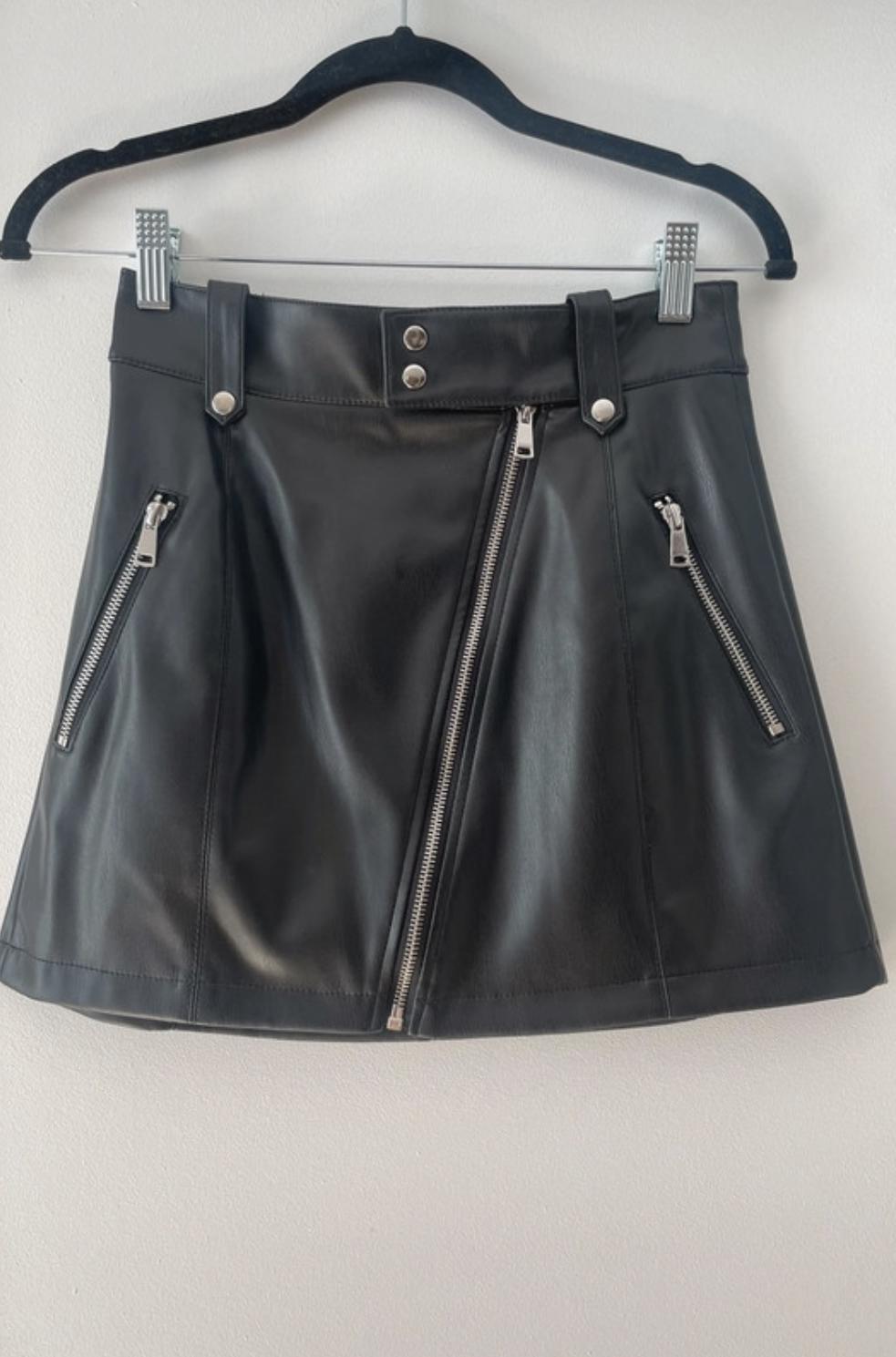 MINI JUPE SIMILI CUIR - Image 3