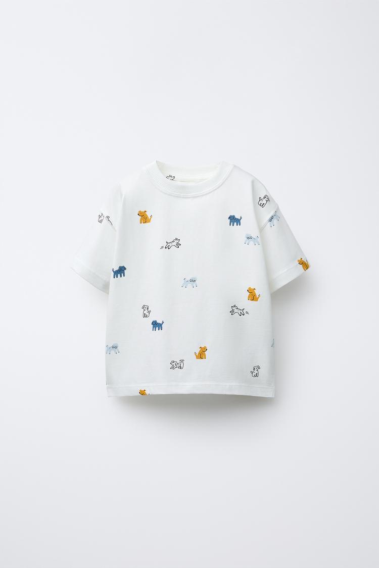 CAMISETA ESTAMPADA Branco ZARA Brasil