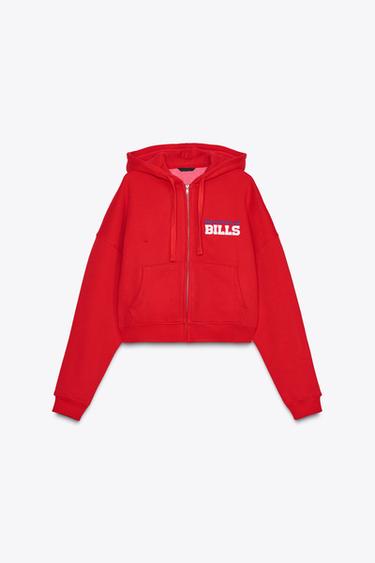 SUDADERA CAPUCHA NFL BILLS - Rojo de Zara - Imagen 0