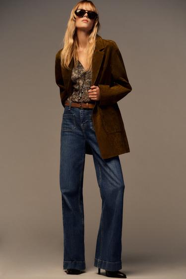 BLUSA ESTAMPADA HILO METALIZADO - Multicolor de Zara