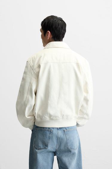 BOMBER JACKET - Ecru by Zara - Image 2