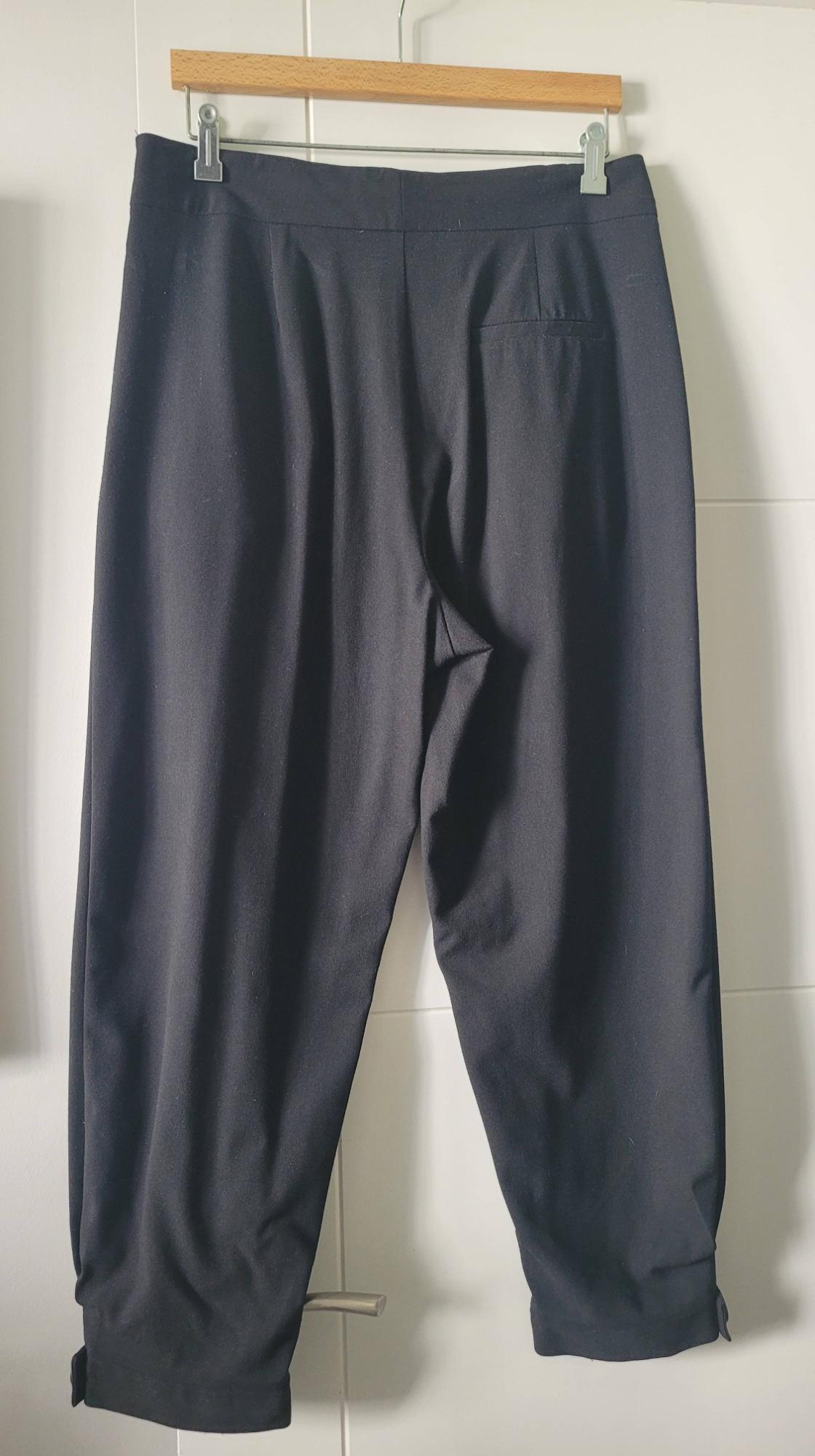 CARROT-FIT TROUSERS WITH CUFFED HEMS - Image 5