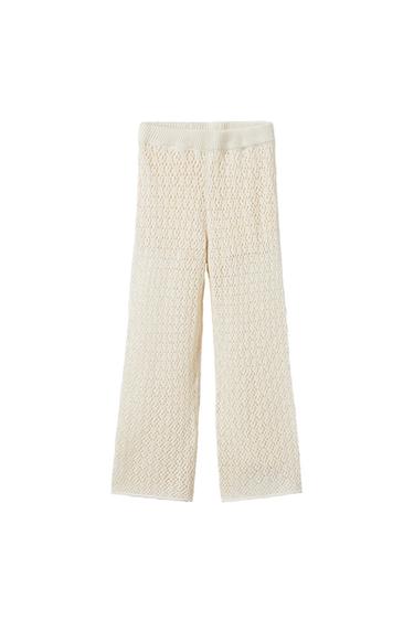 OPEN KNIT PANTS